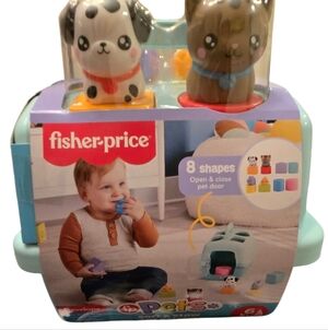Fisher-Price Pet Shape Sorter with Blue and Orange